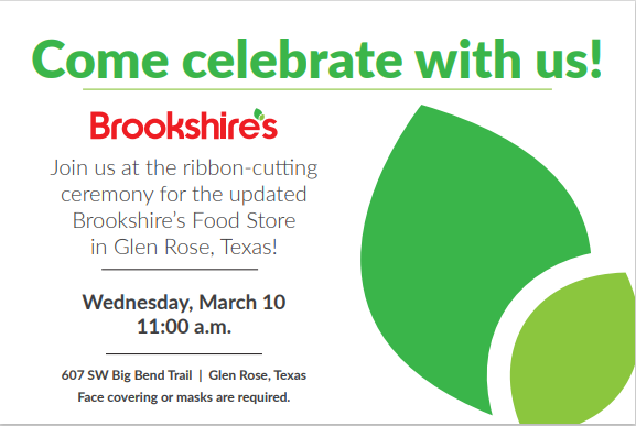 Brookshire's Glen Rose Ribbon Cutting