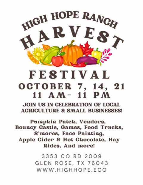 High Hope Ranch Harvest Festival