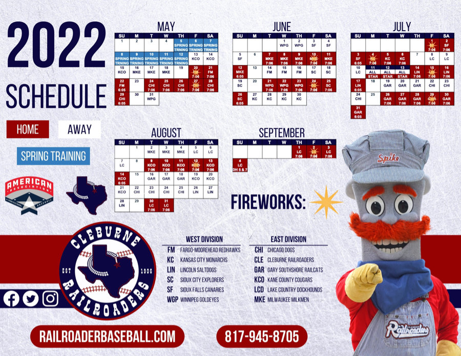 railroaders2022schedule